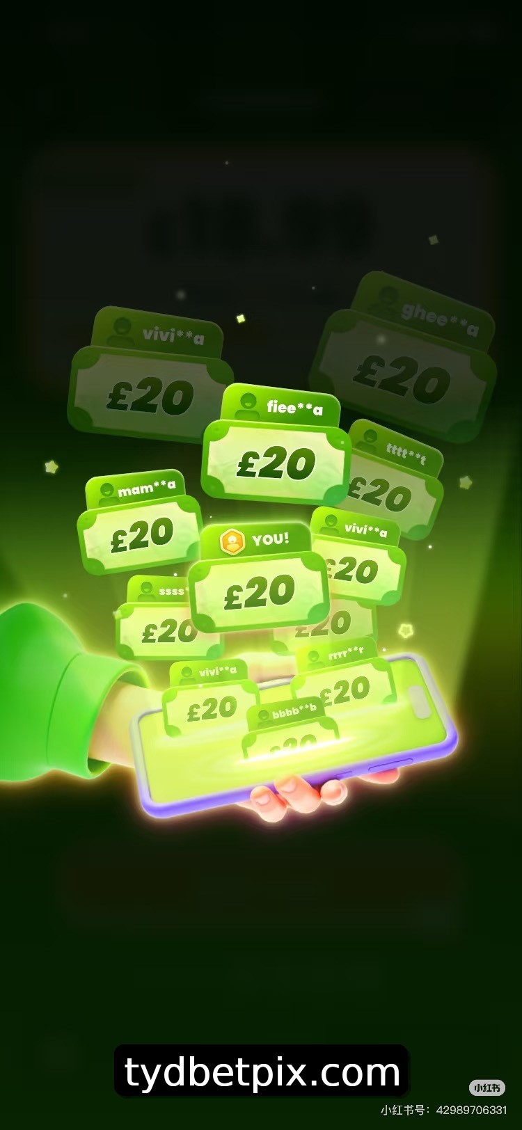 Interface do App tydbet
